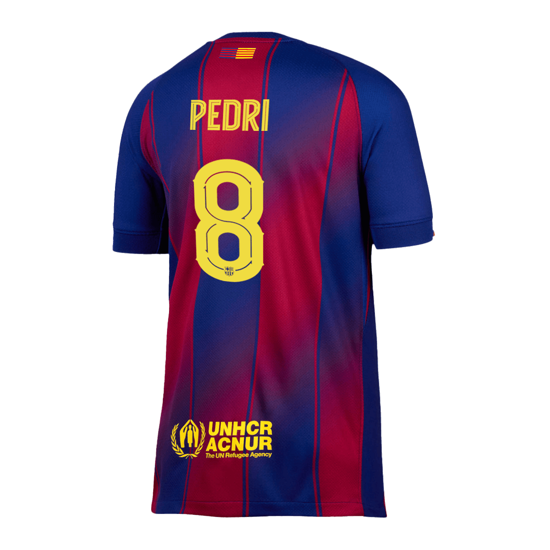PEDRI #8 Barcelona Thuisshirt 2025/26 - UCL
