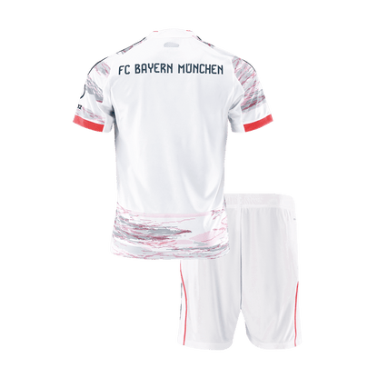 Munich Extérieur Maillot Kit 2025/26 Enfant Blanc