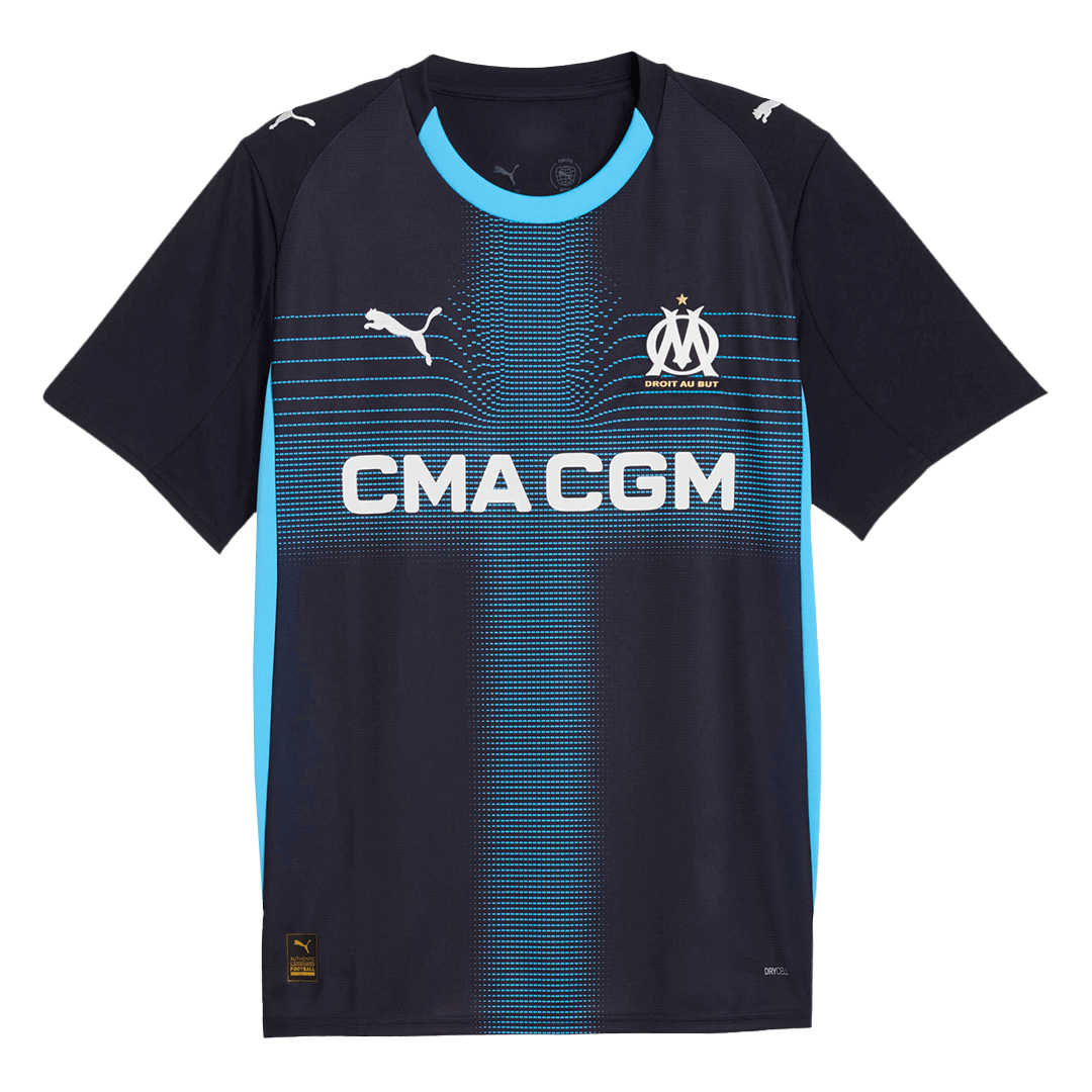 RABIOT #25 Olympique de Marseille Uitshirt 2025/26 Donkerblauw