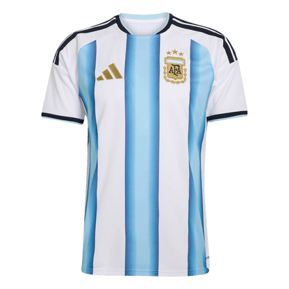 Argentine Domicile Maillot Coupe du Monde 2026 Blue&White Grande Taille
