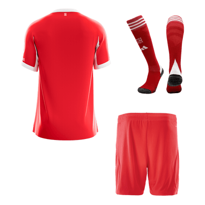 Men Munich Domicile Maillot Kit 2025/26 Rouge - Super