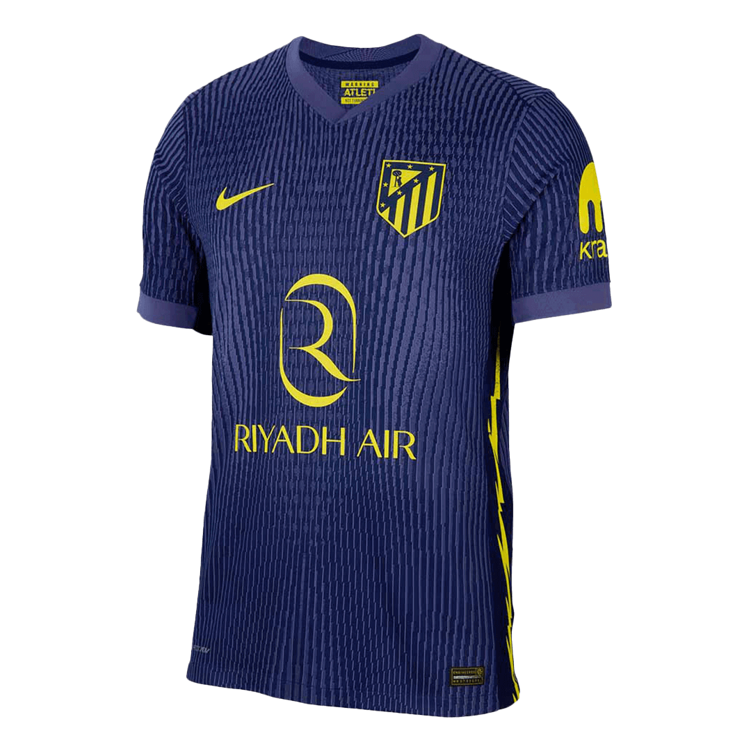 Atlético Uitshirt 2025/26 Marineblauw Authentiek