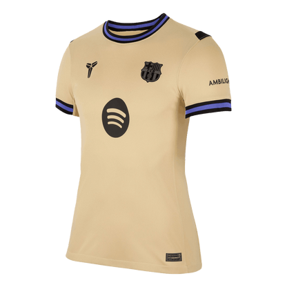Femme Barcelone Extérieur Maillot 2025/26 Jaune