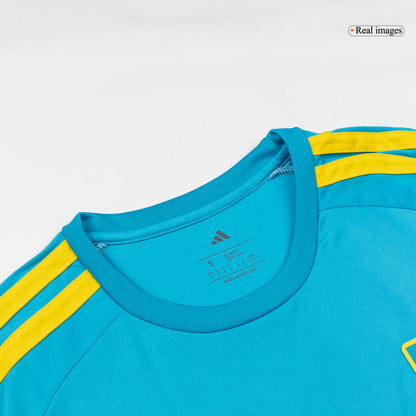 UNAI SIMÓN #23 Espagne Gardien Maillot - Coupe du Monde 2026 Bleu