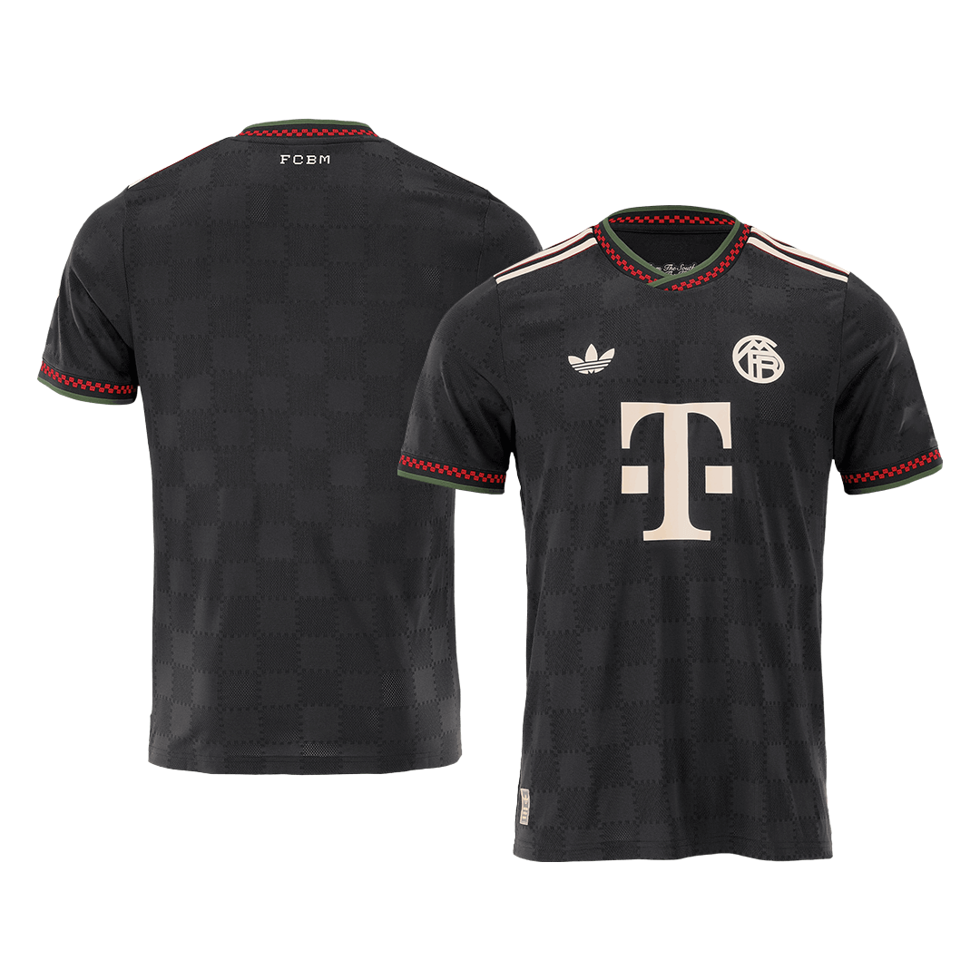 Munich Third Maillot 2025/26 Noir Joueur