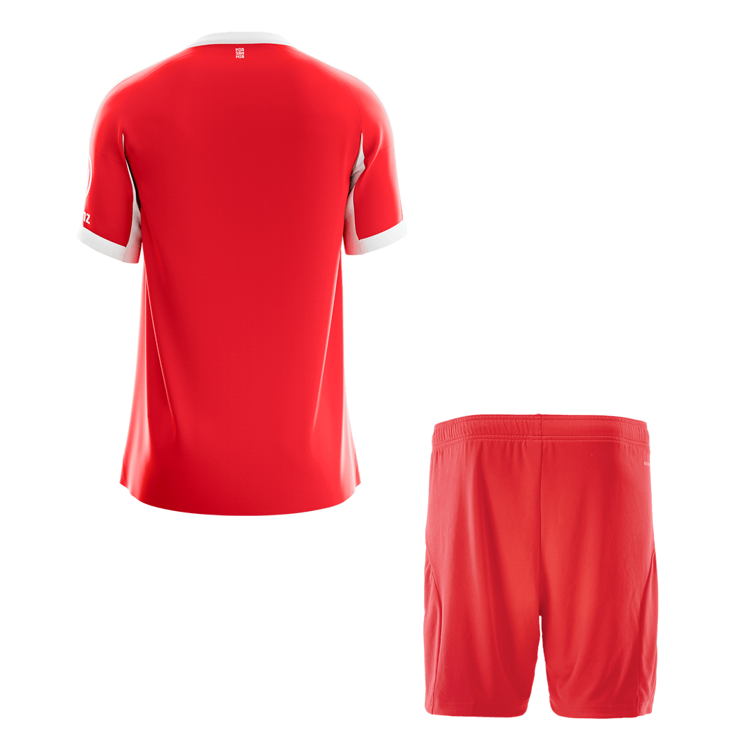Men Munich Domicile Maillot Kit 2025/26 Rouge - Super