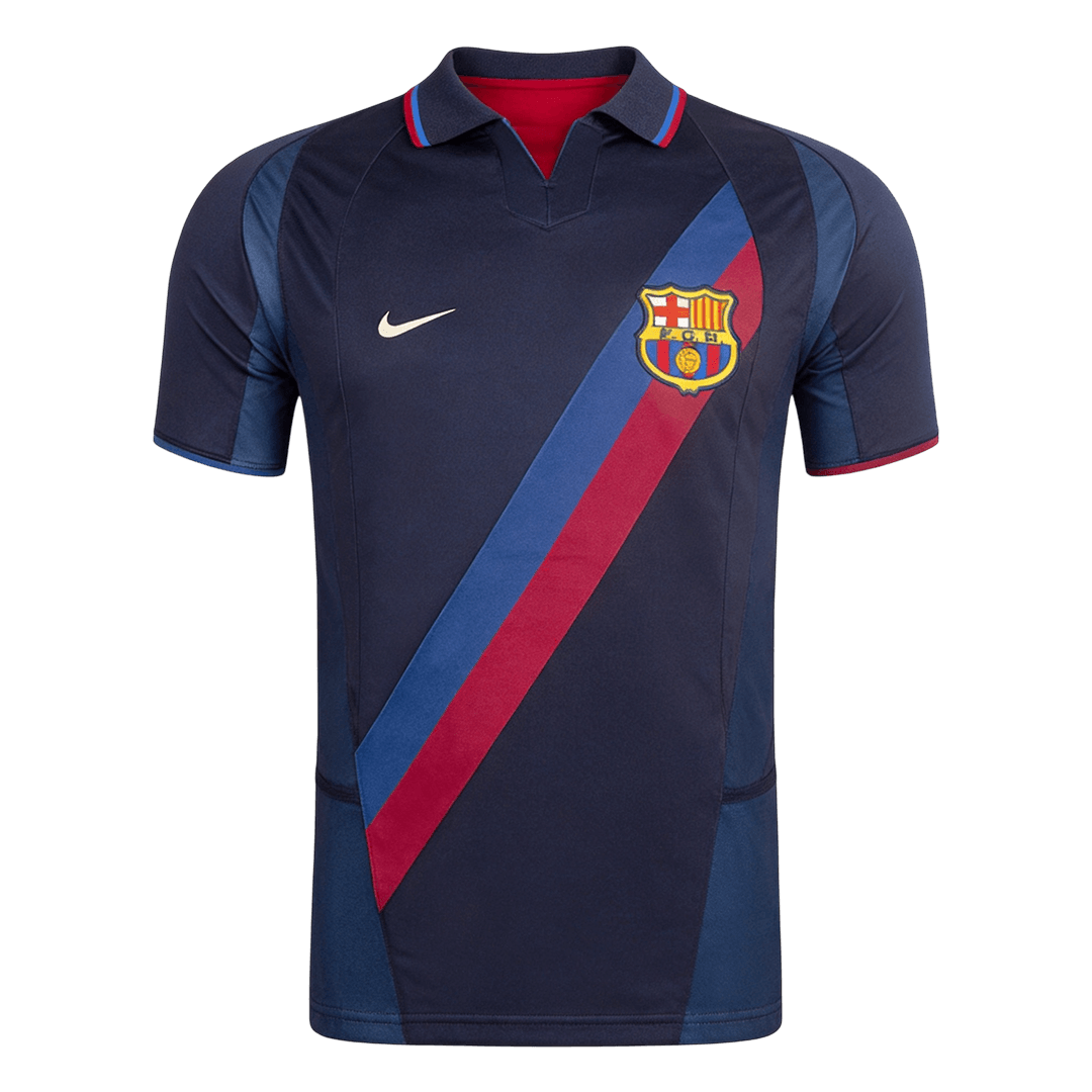 Retro Barcelone Third Maillot 2002/03 Bleu marine
