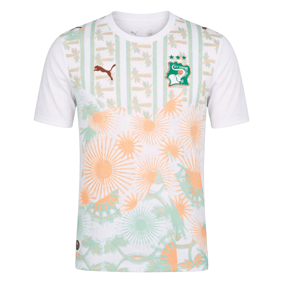 Côte d'Ivoire Extérieur Maillot - Coupe du Monde 2026 Blanc