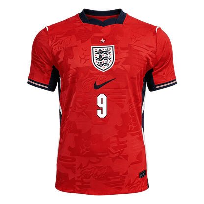 KANE #9 Angleterre Extérieur Maillot - Coupe du Monde 2026 Rouge Joueur