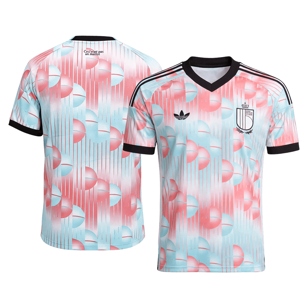 Belgique Extérieur Maillot - Coupe du Monde 2026 Blue&Pink
