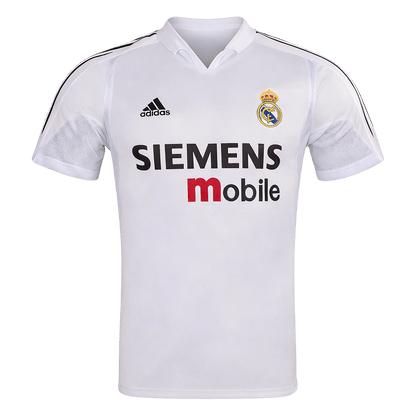 Retro Real Madrid Domicile Maillot 2004/05 Blanc