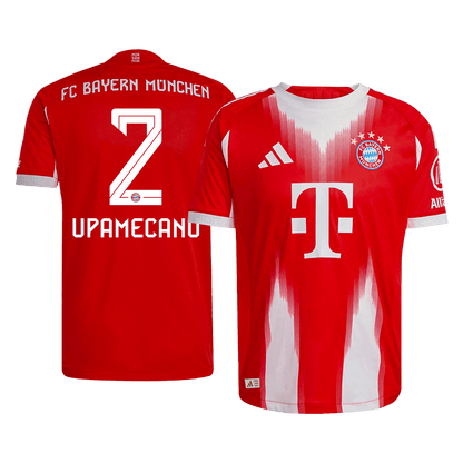 UPAMECANO #2 Munich Domicile Maillot 2025/26 Rouge Joueur