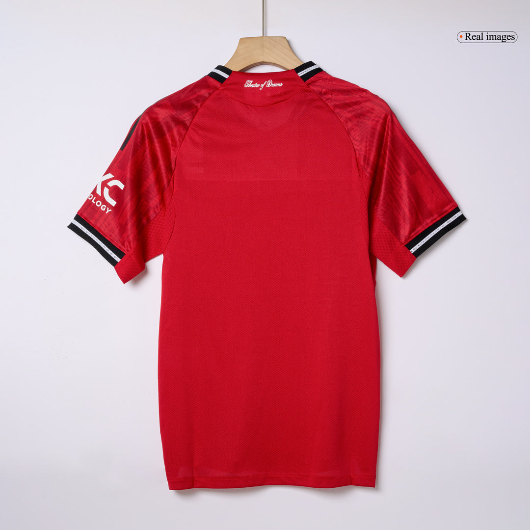 B.FERNANDES #8 Manchester United Domicile Maillot 2025/26 Authentique