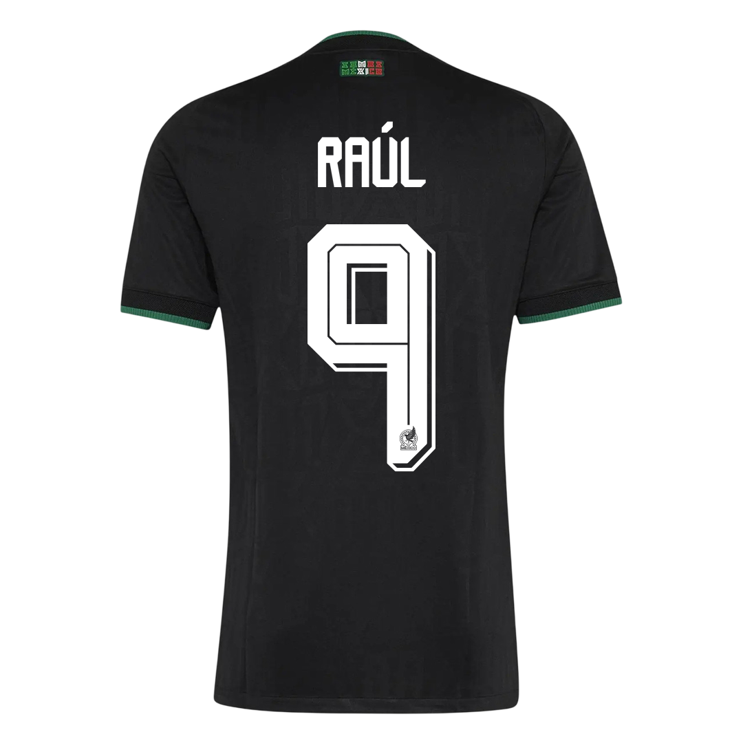 RAÚL #9 Mexique Third Maillot - Coupe du Monde 2026 Noir Joueur