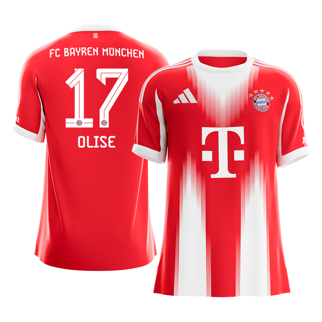 OLISE #17 Munich Domicile Maillot 2025/26 Rouge - Super