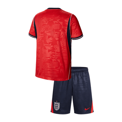 Angleterre Extérieur Maillot Kit - Coupe du Monde 2026 Enfant Rouge