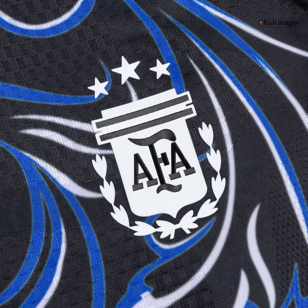 E. FERNÁNDEZ #24 Argentine Extérieur Maillot - Coupe du Monde 2026 Noir Joueur