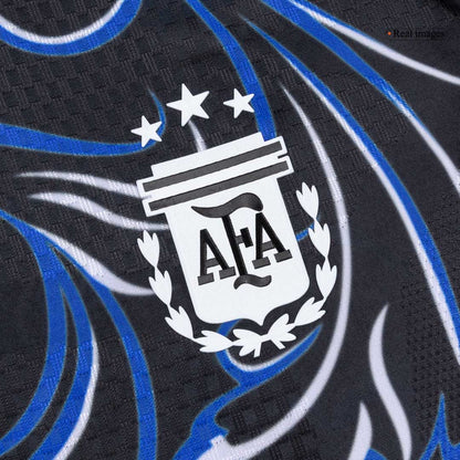 E. FERNÁNDEZ #24 Argentine Extérieur Maillot - Coupe du Monde 2026 Noir Joueur