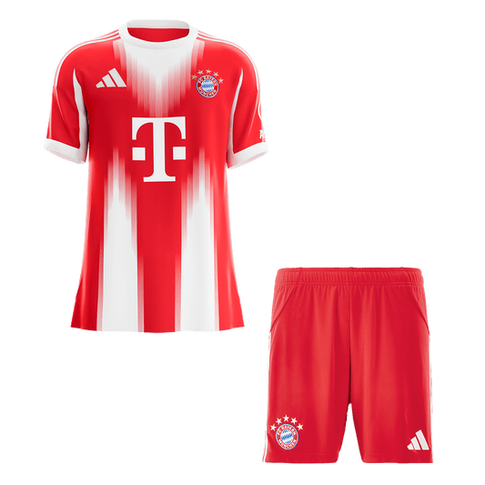 Men Munich Domicile Maillot Kit 2025/26 Rouge - Super