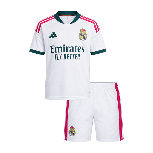 Real Madrid Domicile Maillot Kit 2026/27 Enfant Blanc
