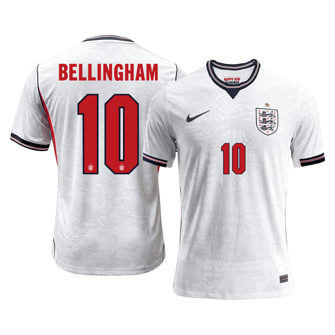BELLINGHAM #10 Angleterre Domicile Maillot - Coupe du Monde 2026 Blanc Joueur