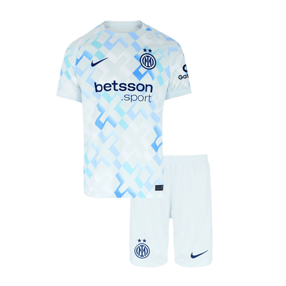 Inter Milan Extérieur Maillot Kit 2025/26 Junior Blanc