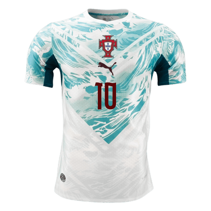 BERNARDO #10 Portugal Extérieur Maillot - Coupe du Monde 2026 White&Green Joueur