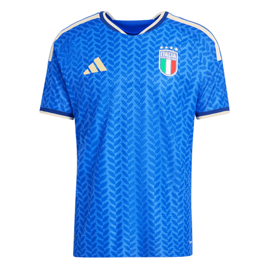 Italie Domicile Maillot Coupe du Monde 2026 Bleu Joueur Grande Taille