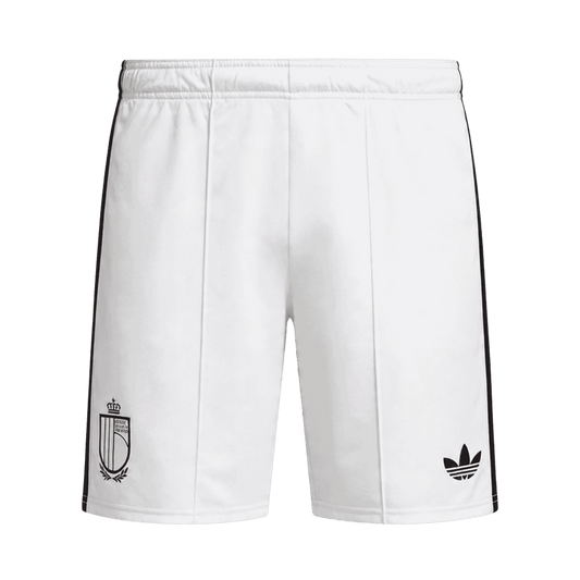 Belgique Extérieur Short - Coupe du Monde 2026 Blanc