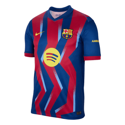 PEDRI #8 Barcelone Fourth Maillot 2025/26 Rouge&Bleu