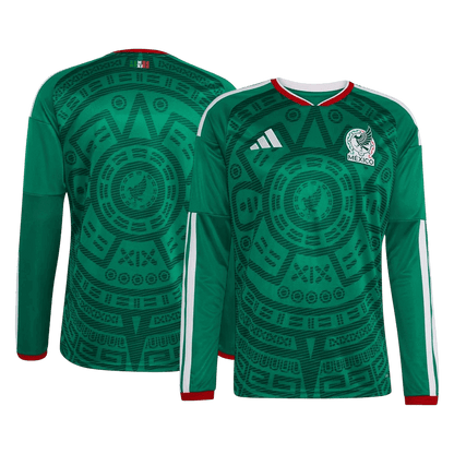 Mexico Thuisshirt Lange Mouwen - WK 2026 Groen