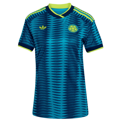 Femme Colombie Extérieur Maillot - Coupe du Monde 2026 Bleu