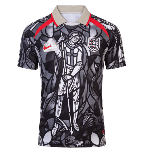 Angleterre Pre-Match Maillot - Coupe du Monde 2026 Noir Grande Taille