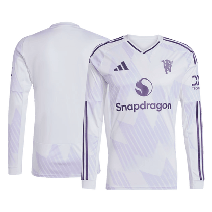 Manchester United Extérieur Maillot Manches Longues 2025/26