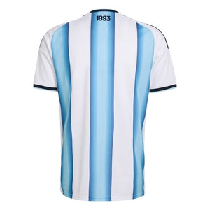 Argentine Domicile Maillot Coupe du Monde 2026 Blue&White Grande Taille