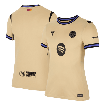 Femme Barcelone Extérieur Maillot 2025/26 Jaune