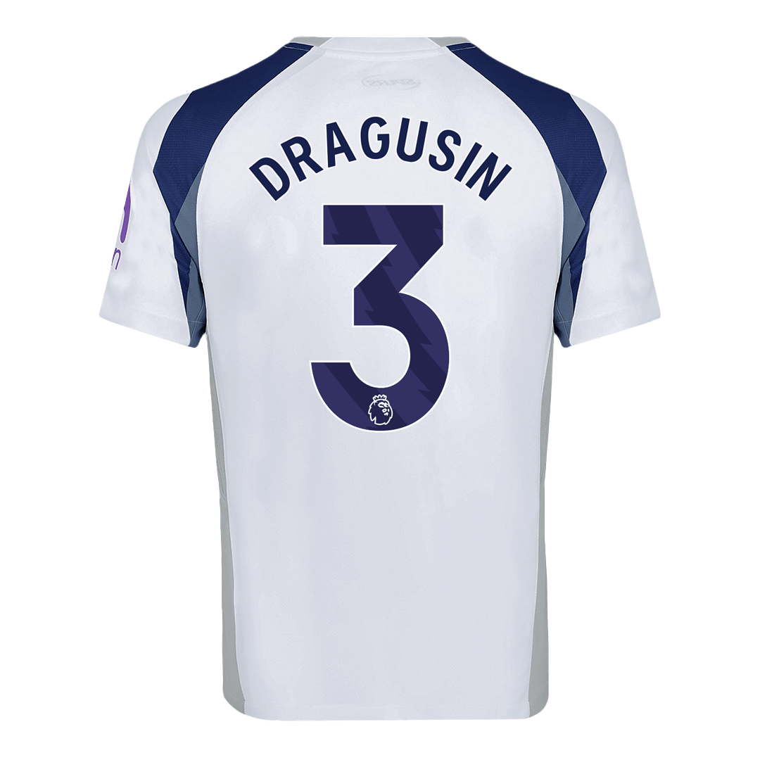 DRAGUSIN #3 Tottenham Hotspur Thuisshirt 2025/26 Wit