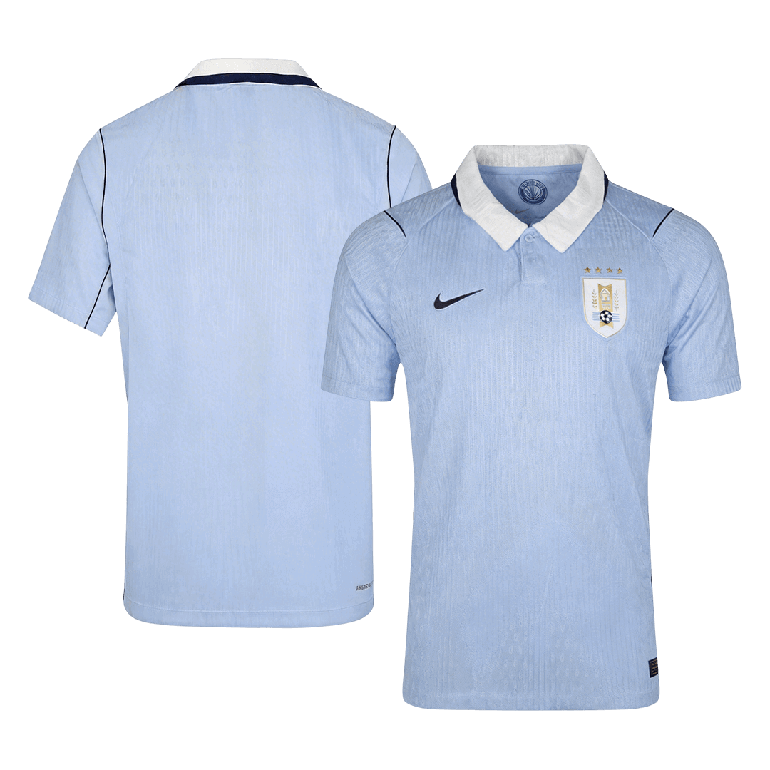 Uruguay Domicile Maillot - Coupe du Monde 2026 Bleu Joueur
