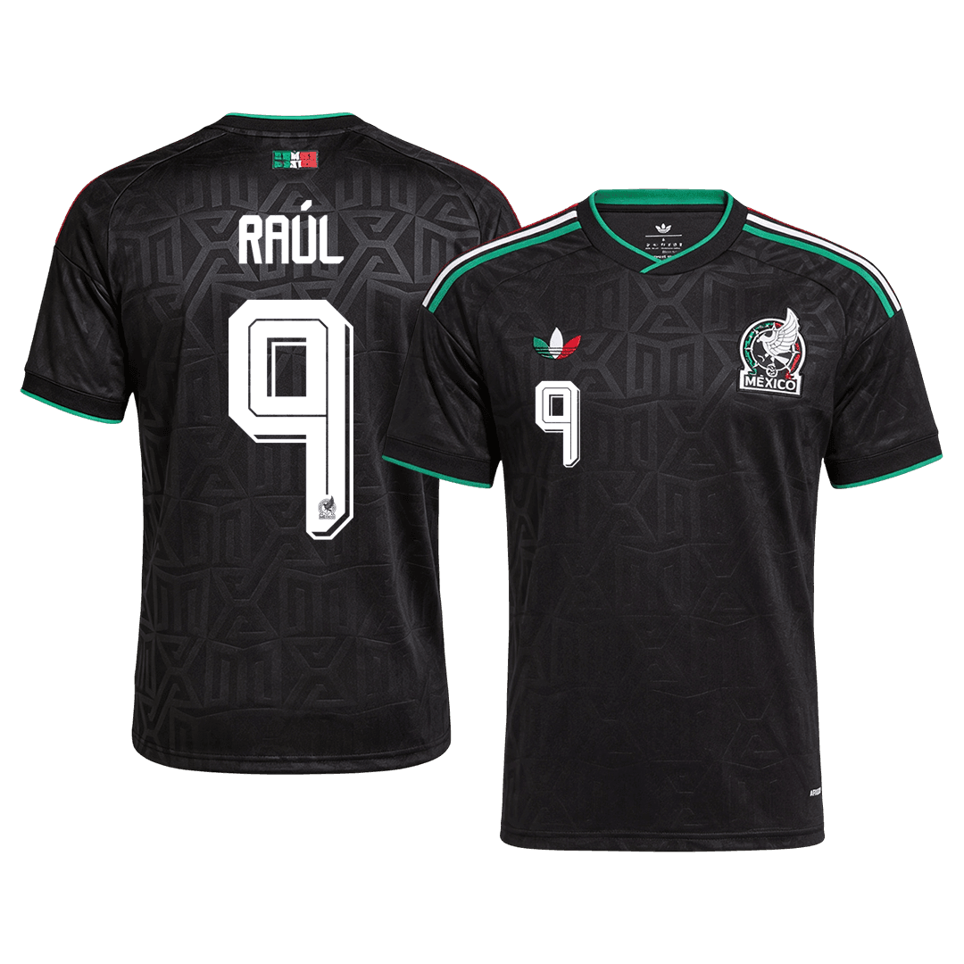 RAÚL #9 Mexique Third Maillot - Coupe du Monde 2026 Noir