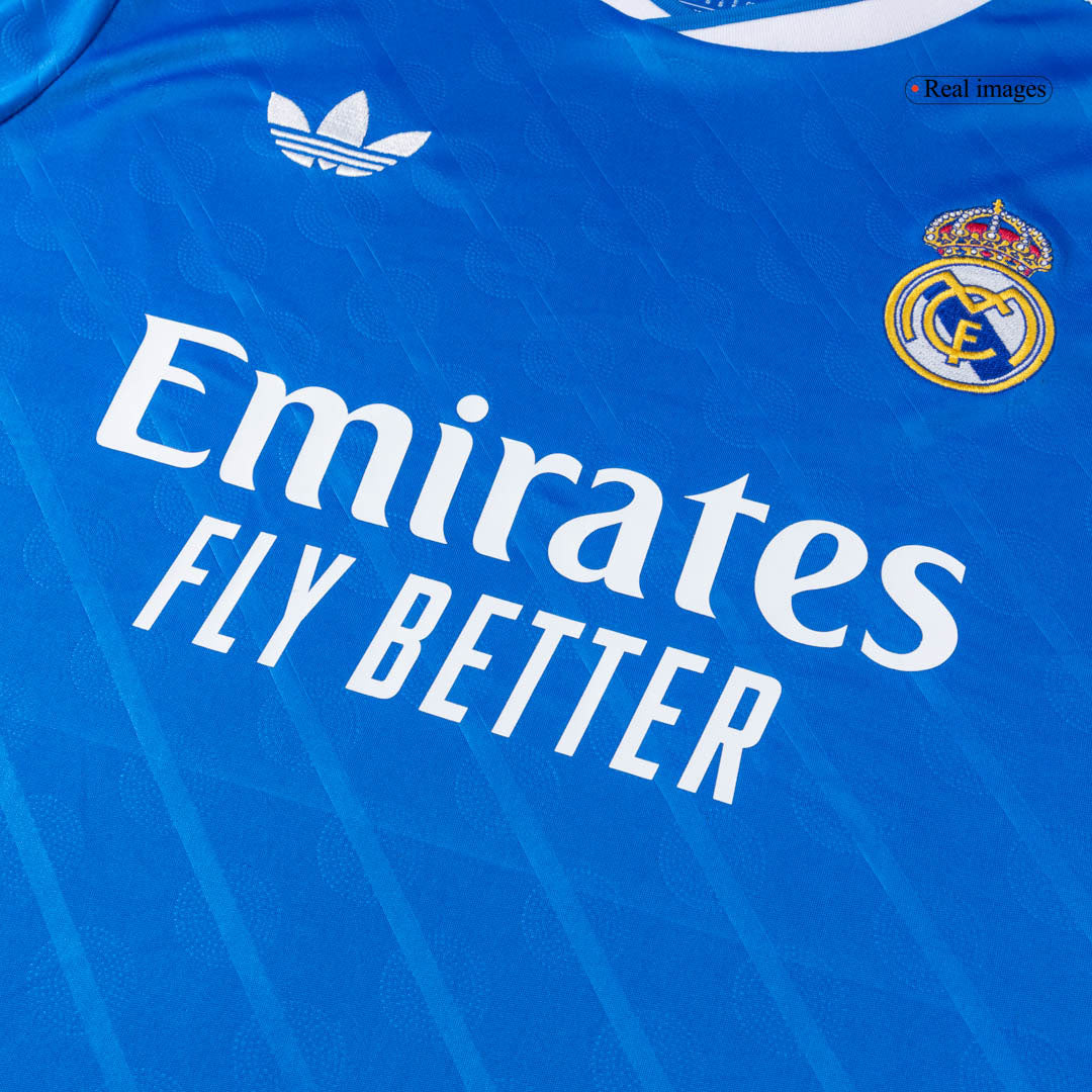 BELLINGHAM #5 Real Madrid Third Maillot 2025/26 Bleu