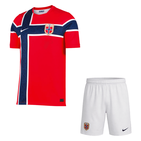 Norvège Domicile Maillot Kit - Coupe du Monde 2026 Rouge&Blanc