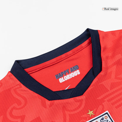 Angleterre Extérieur Maillot Kit - Coupe du Monde 2026 Enfant Rouge