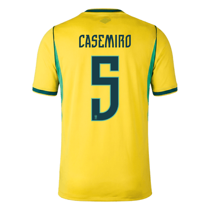 CASEMIRO #5 Brésil Domicile Maillot - Coupe du Monde 2026 Jaune