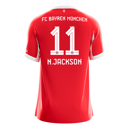 N.JACKSON #11 München Thuisshirt 2025/26 Rood - Super