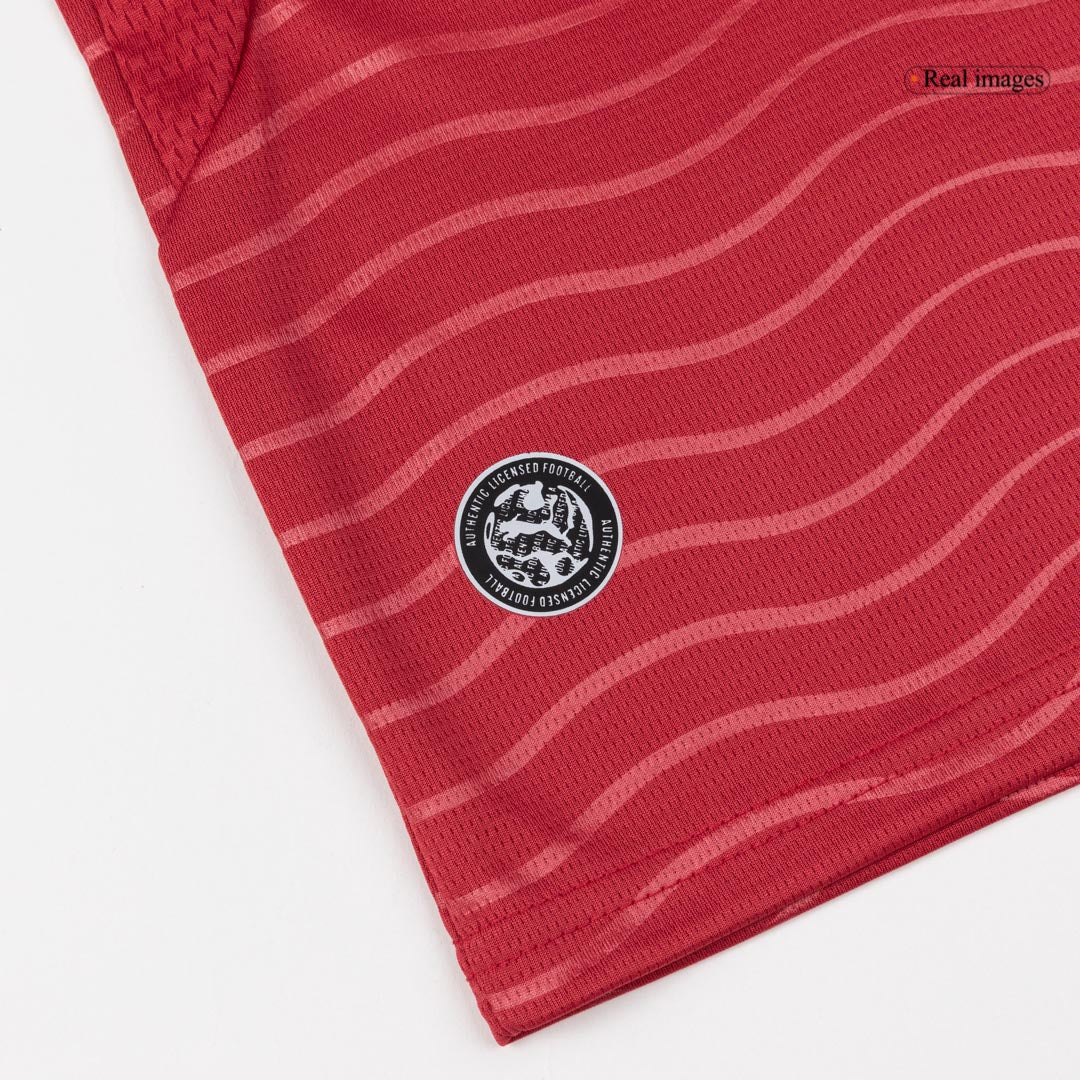 Kids RONALDO #7 Portugal Domicile Maillot Kit - Coupe du Monde 2026 Rouge - Super