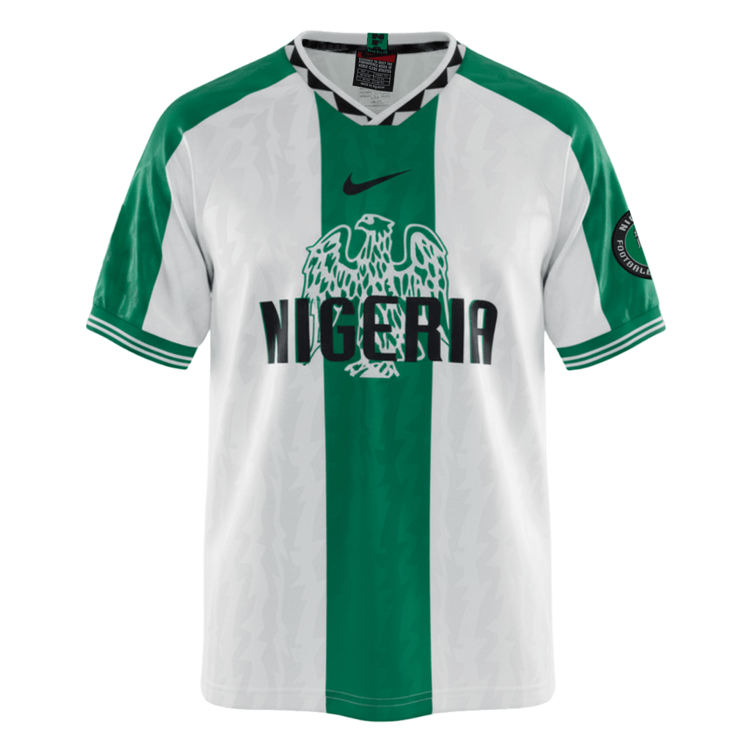 Retro Nigeria Extérieur Maillot 1996 Green&White