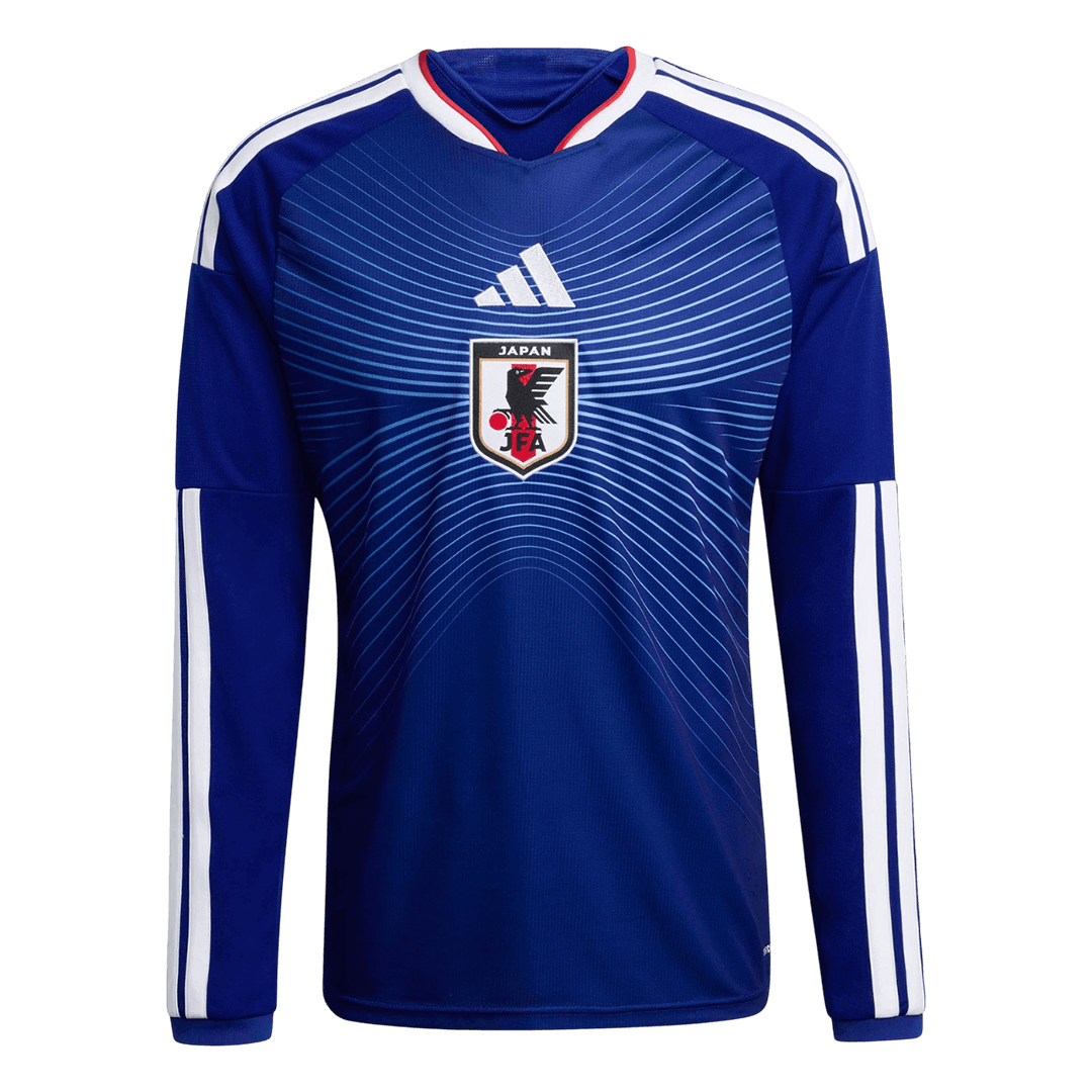 Japan Thuis Thuisshirt Lange Mouwen - Wereldbeker 2026 Marineblauw