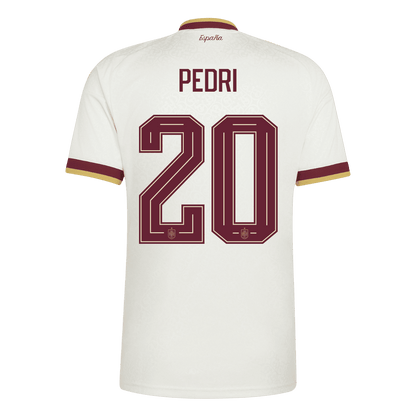 PEDRI #20 Espagne Extérieur Maillot - Coupe du Monde 2026 Blanc