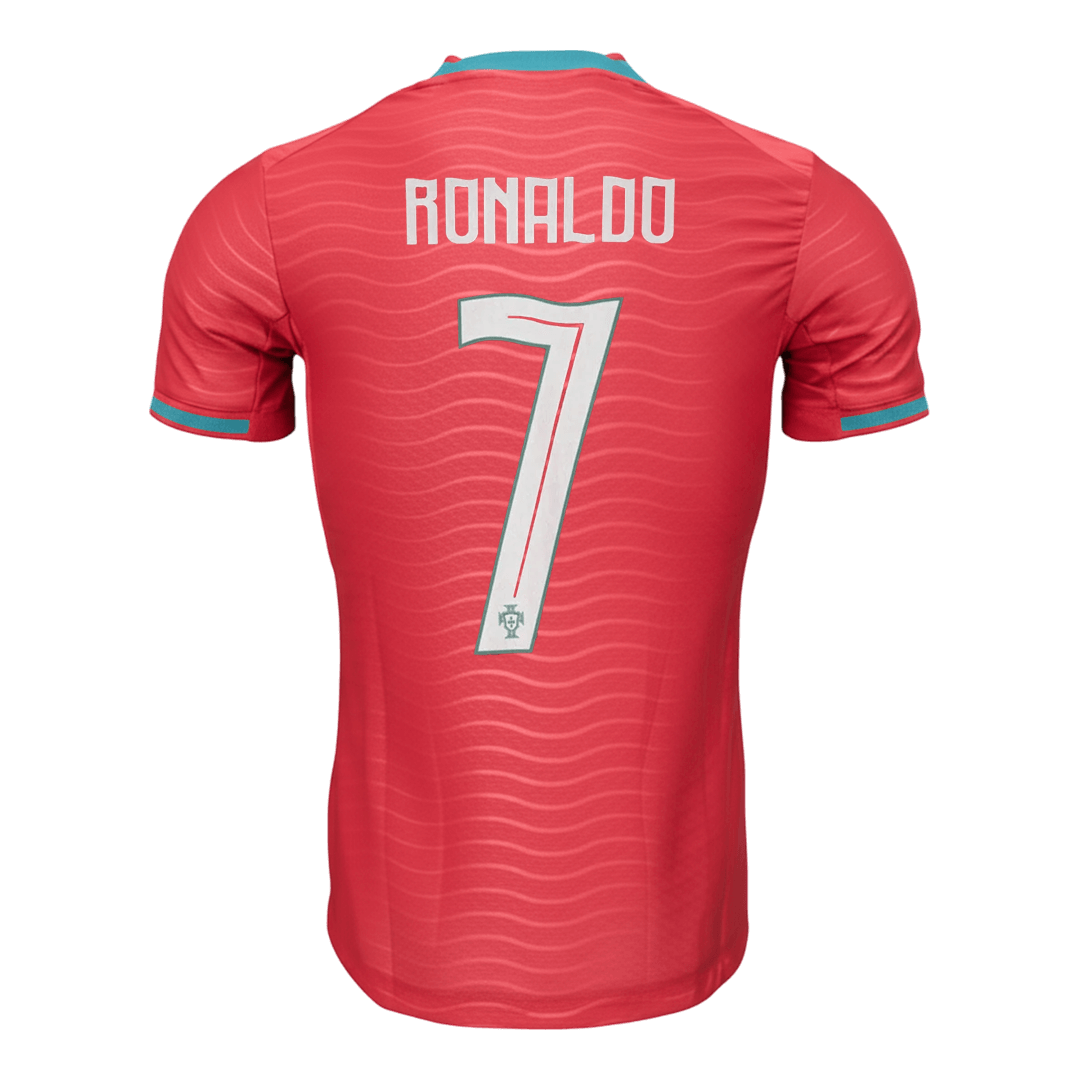 RONALDO #7 Portugal Thuisshirt - Wereldkampioenschap 2026 Rood Speler