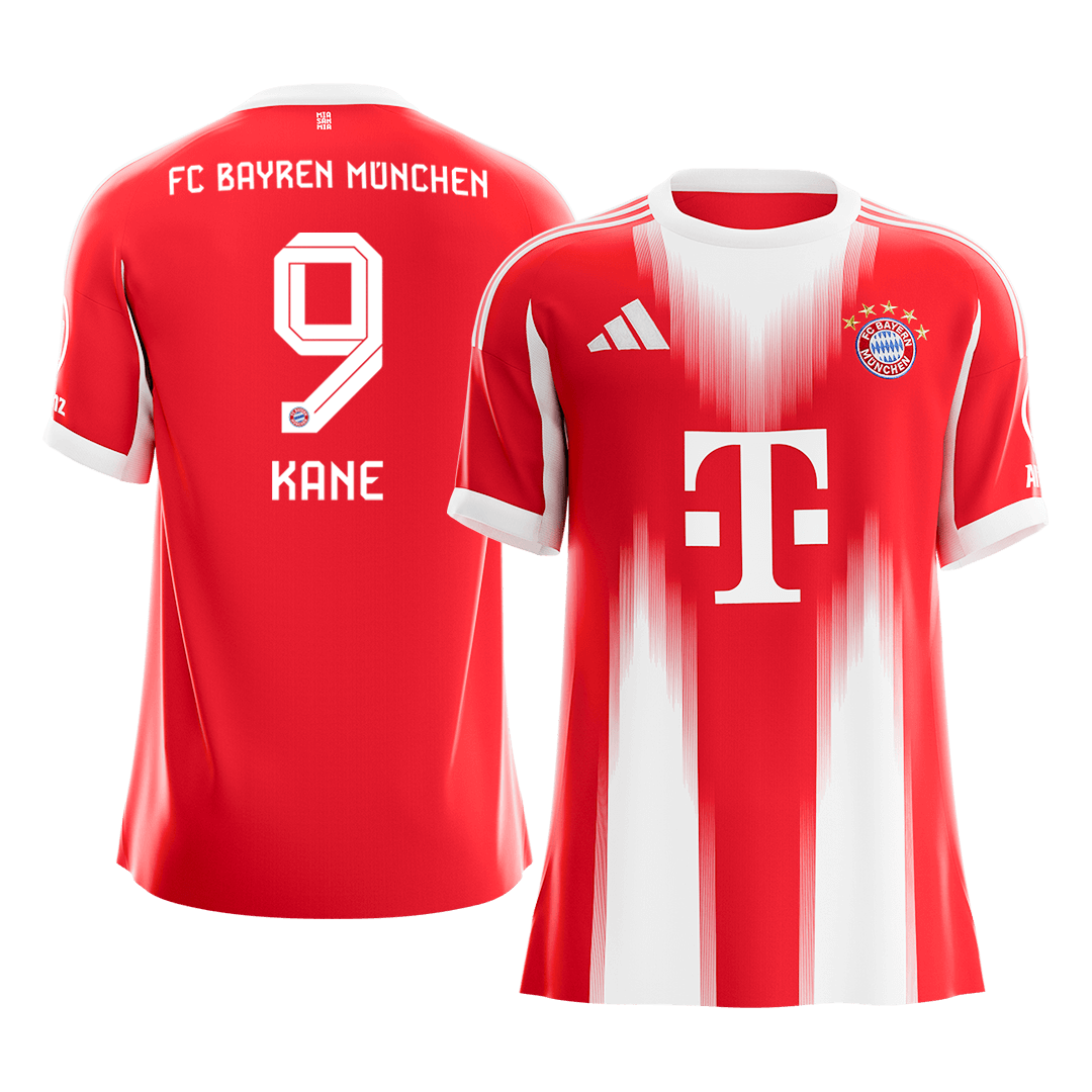 KANE #9 Munich Domicile Maillot 2025/26 Rouge - Super